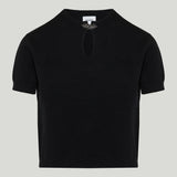 Barrie Rhinestone cashmere top