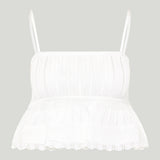 Alaïa Shiny crinoline top