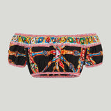 Dolce & Gabbana Carretto-print off-shoulder crop top