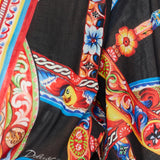 Dolce & Gabbana Carretto-print batiste top