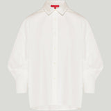 Carolina Herrera Clara cotton-blend poplin shirt