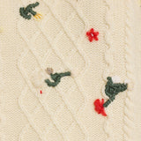 Khaite Elias floral-embroidered cashmere sweater