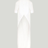 JW Anderson Tuxedo-bib cotton-poplin shirt