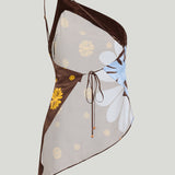 Cala de la Cruz Zharit printed top