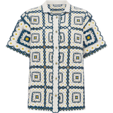 Alemais Dolly crochet cotton shirt