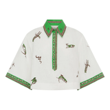 Alemais Wanda embroidered shirt