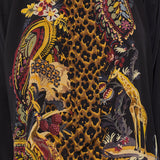Etro Animal-print silk top