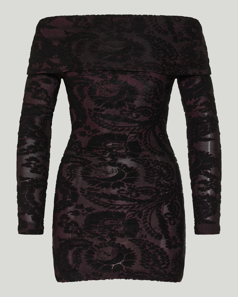 Etro Off-the-shoulder paisley jersey top