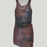 Maison Margiela Asymmetric sequin top