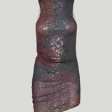 Maison Margiela Asymmetric sequin top