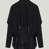 Maison Margiela Cape-sleeve cotton shirt
