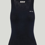 Miu Miu Ribbed knit tank top