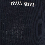 Miu Miu Ribbed knit tank top