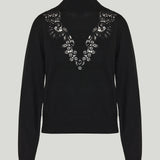 Zimmermann Valiant lace-trimmed wool turtleneck