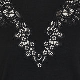 Zimmermann Valiant lace-trimmed wool turtleneck