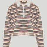 Frame Striped polo sweater
