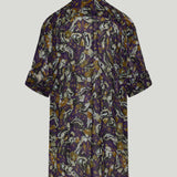 Dries Van Noten Scarf-collar floral-embellished blouse