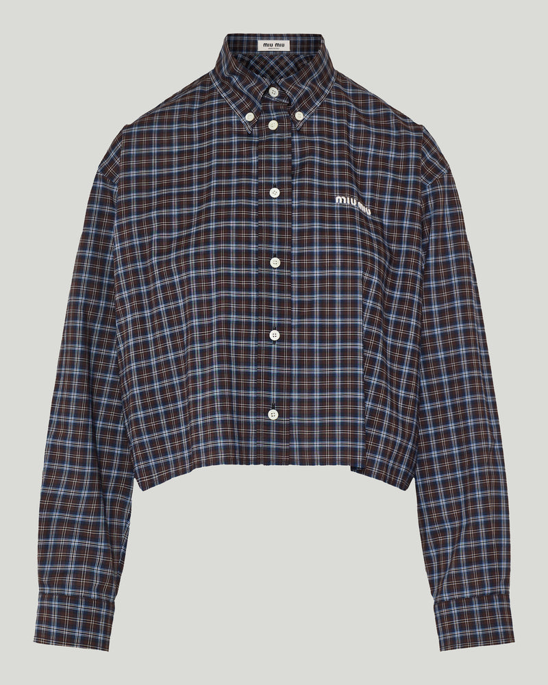 Miu Miu Patterned cotton shirt