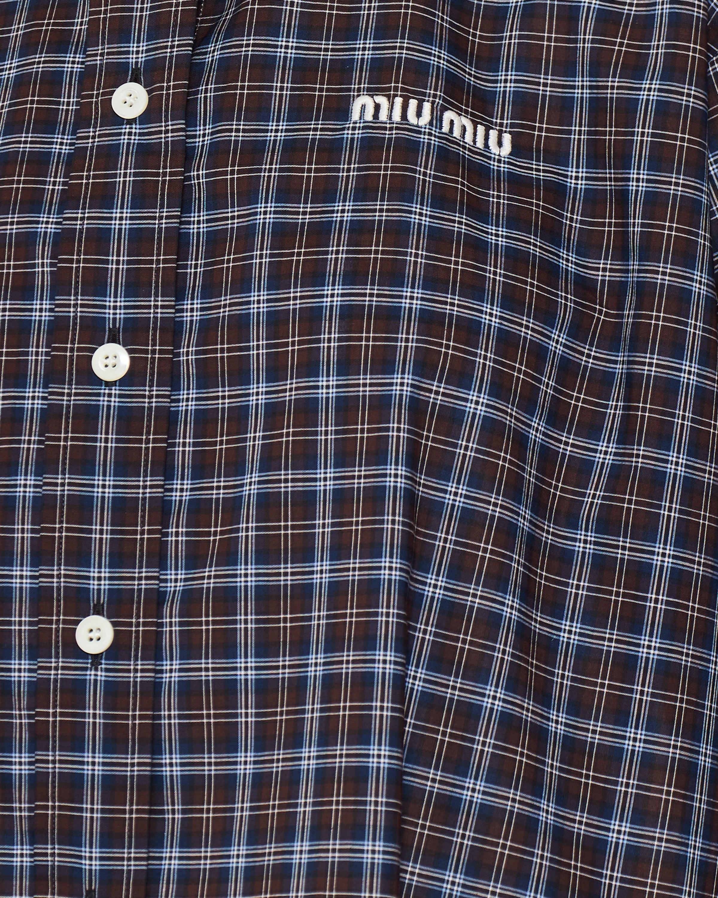 Miu Miu Patterned cotton shirt – Luisa World