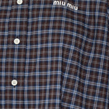 Miu Miu Patterned cotton shirt