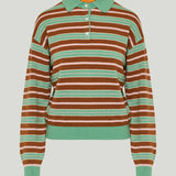 Guest in Residence Collegiate Stripe polo sweater