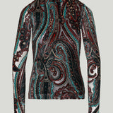 Etro paisley jacquard sweater
