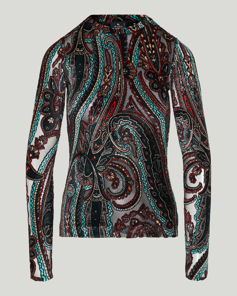 Etro paisley jacquard sweater
