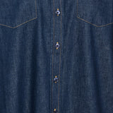 The Frankie Shop Deira oversized denim shirt