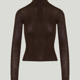 The Frankie Shop Sade zipped wool-blend jumper