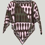Pucci Leocorno asymmetric silk-twill top