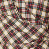 Dries Van Noten Draped plaid flannel shirt