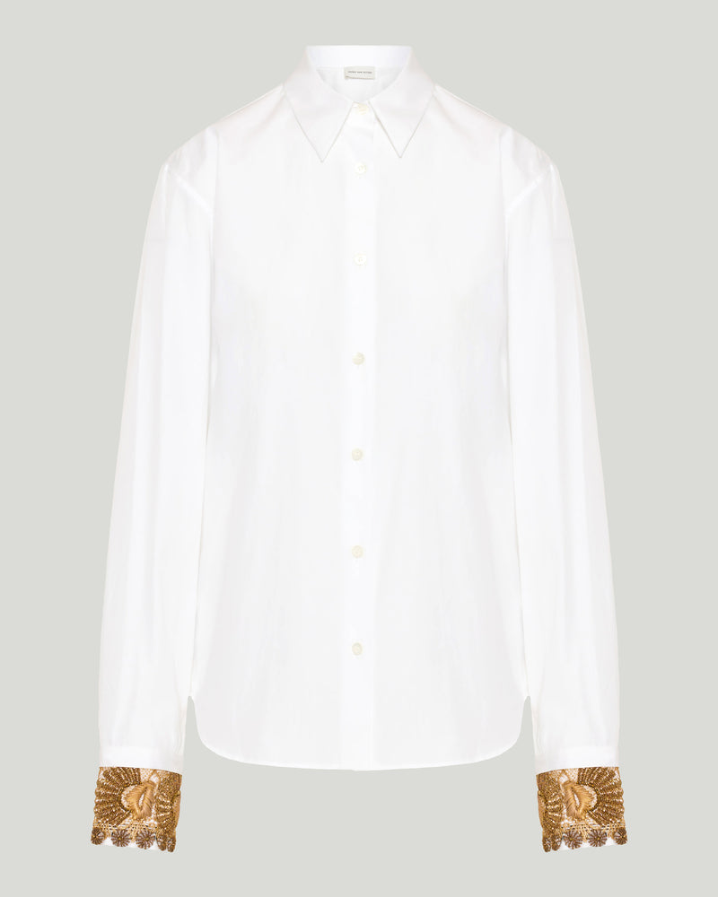 Dries Van Noten Chloris embroidered shirt