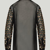 Dries Van Noten Embellished sheer blouse
