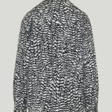 Bottega Veneta Feather-effect fil coupé viscose shirt