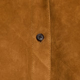 Theory Boxy suede shirt jacket