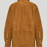 Theory Boxy suede shirt jacket