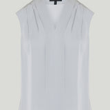 Theory Pleated silk blouse