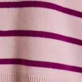 Theory Striped cashmere crewneck sweater