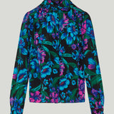Gucci Flora print silk shirt