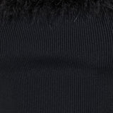 Gucci Feather-trimmed viscose top