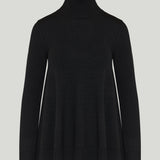 Toteme Flared wool-blend turtleneck sweater