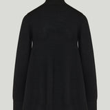 Toteme Flared wool-blend turtleneck sweater
