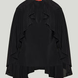 La DoubleJ Ruffled silk blouse