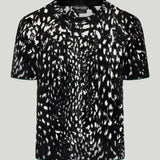 Tom Ford Lynx jacquard velvet T-shirt