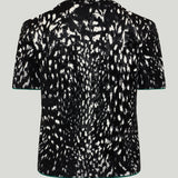 Tom Ford Lynx jacquard velvet T-shirt