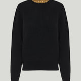 Balmain Embroidered wool-cashmere sweater