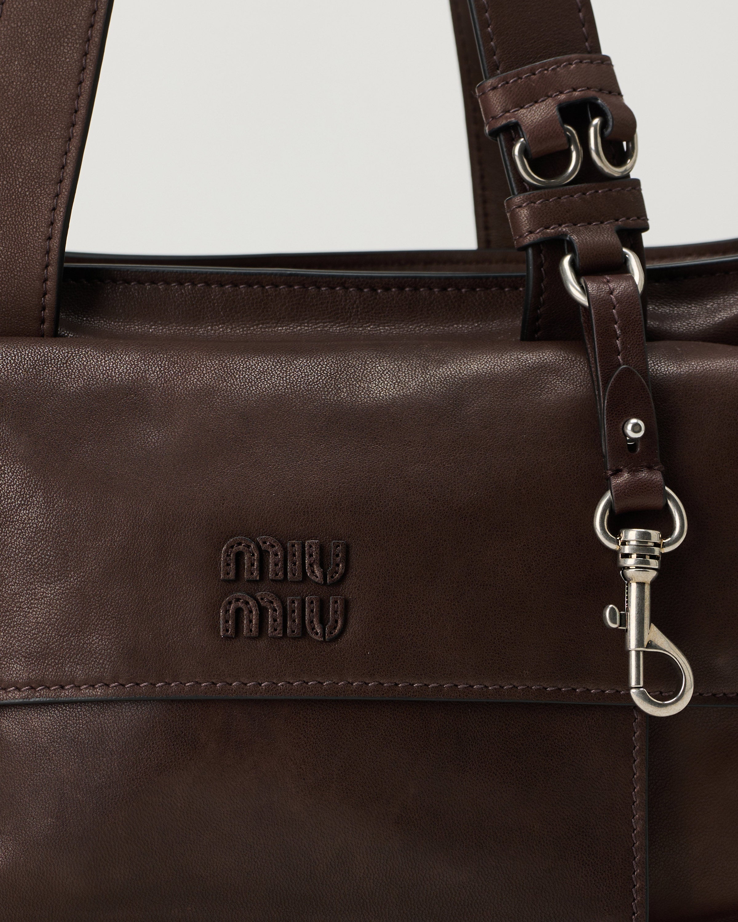 Miu Miu Utilitaire leather to – Luisa World