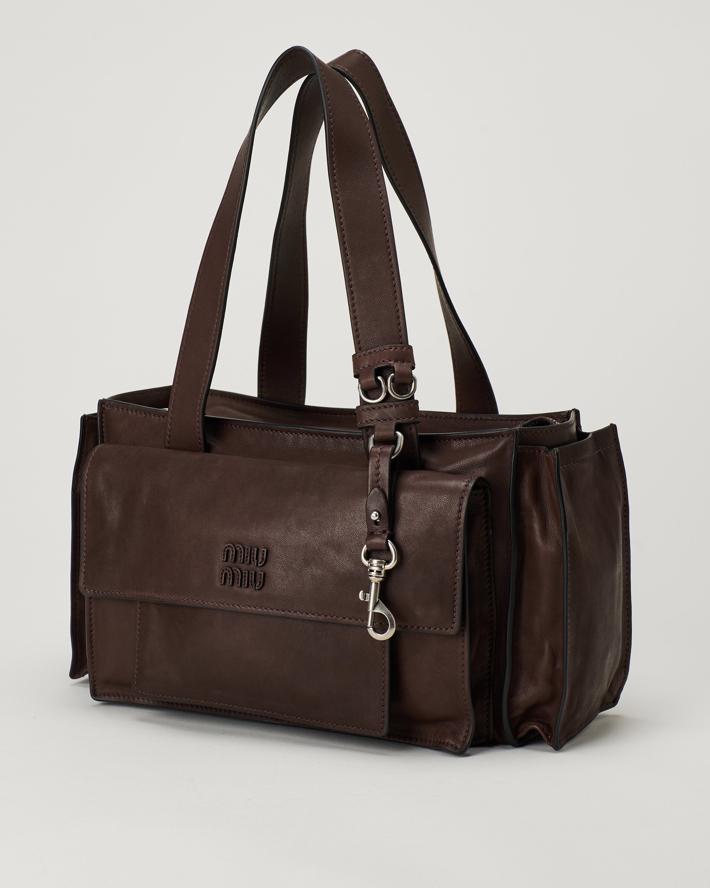 Miu Miu Utilitaire leather to – Luisa World
