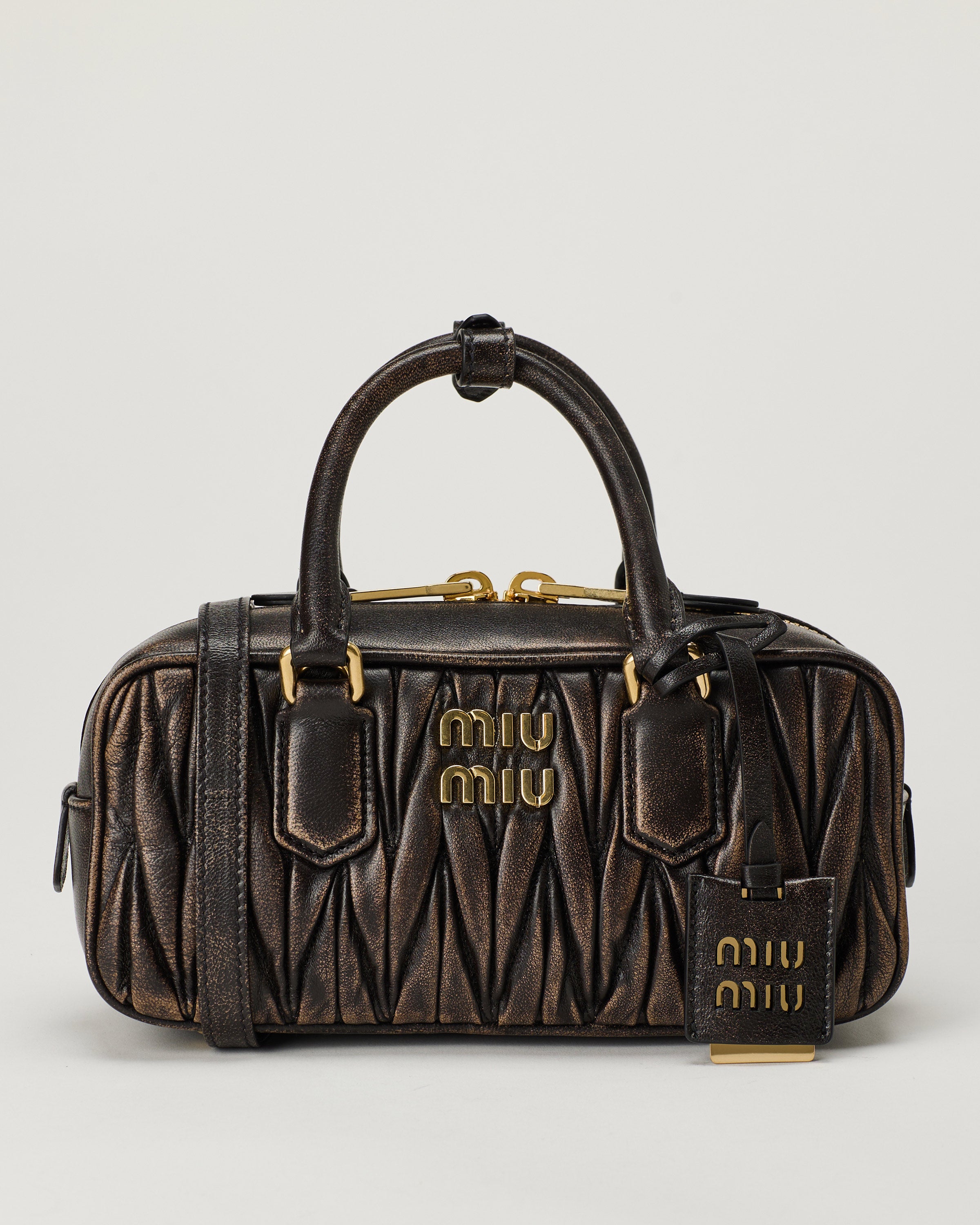 Miu Miu Arcadie matelassé leather bag – Luisa World