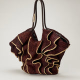 Zimmermann Goldentime medium ruffle tote